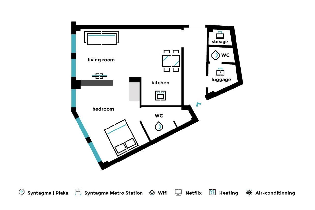 Luxury Apartments In Plaka By Upstreet Athens Room photo
